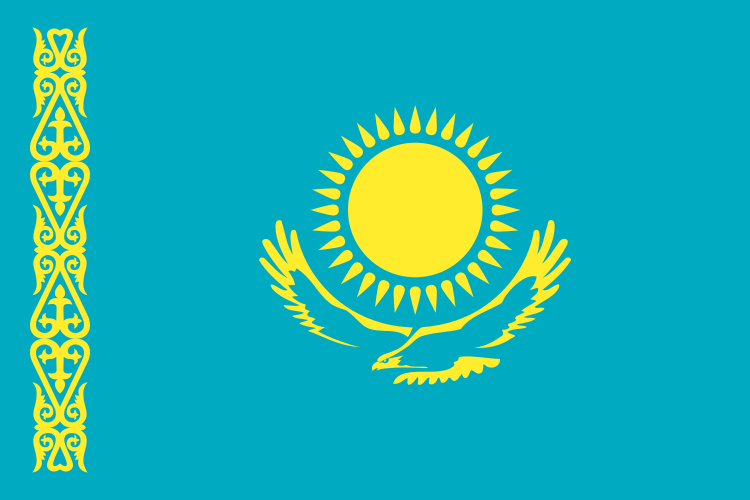 Kazakhstan flag